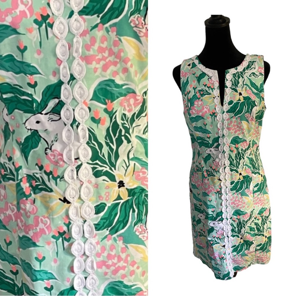 Easter Spring Bunny Dress Crown & Ivy Women’s Size 8